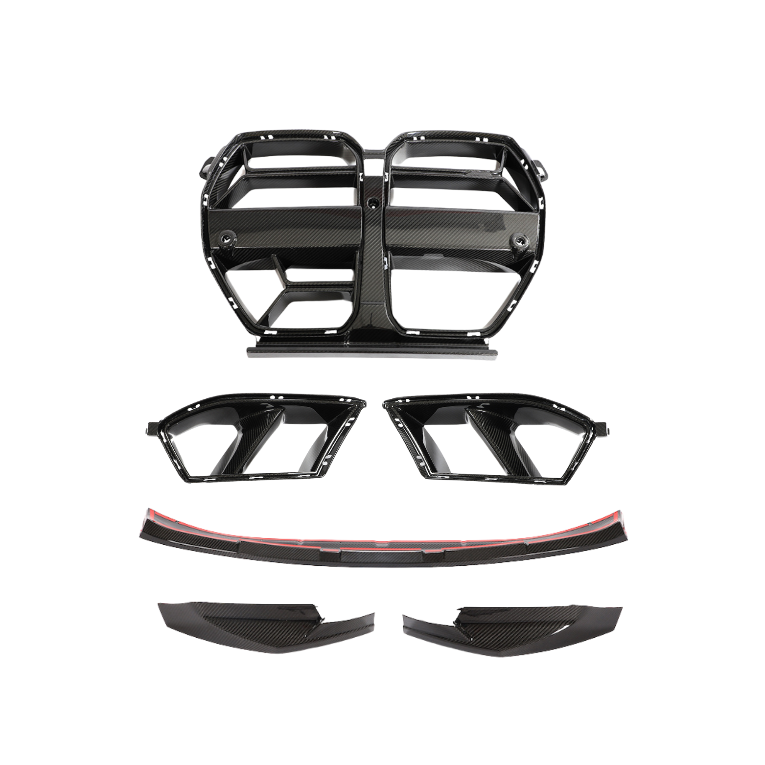 Zestaw zderzaka przedniego carbon ACC M3 G80 G81, M4 G82 G83