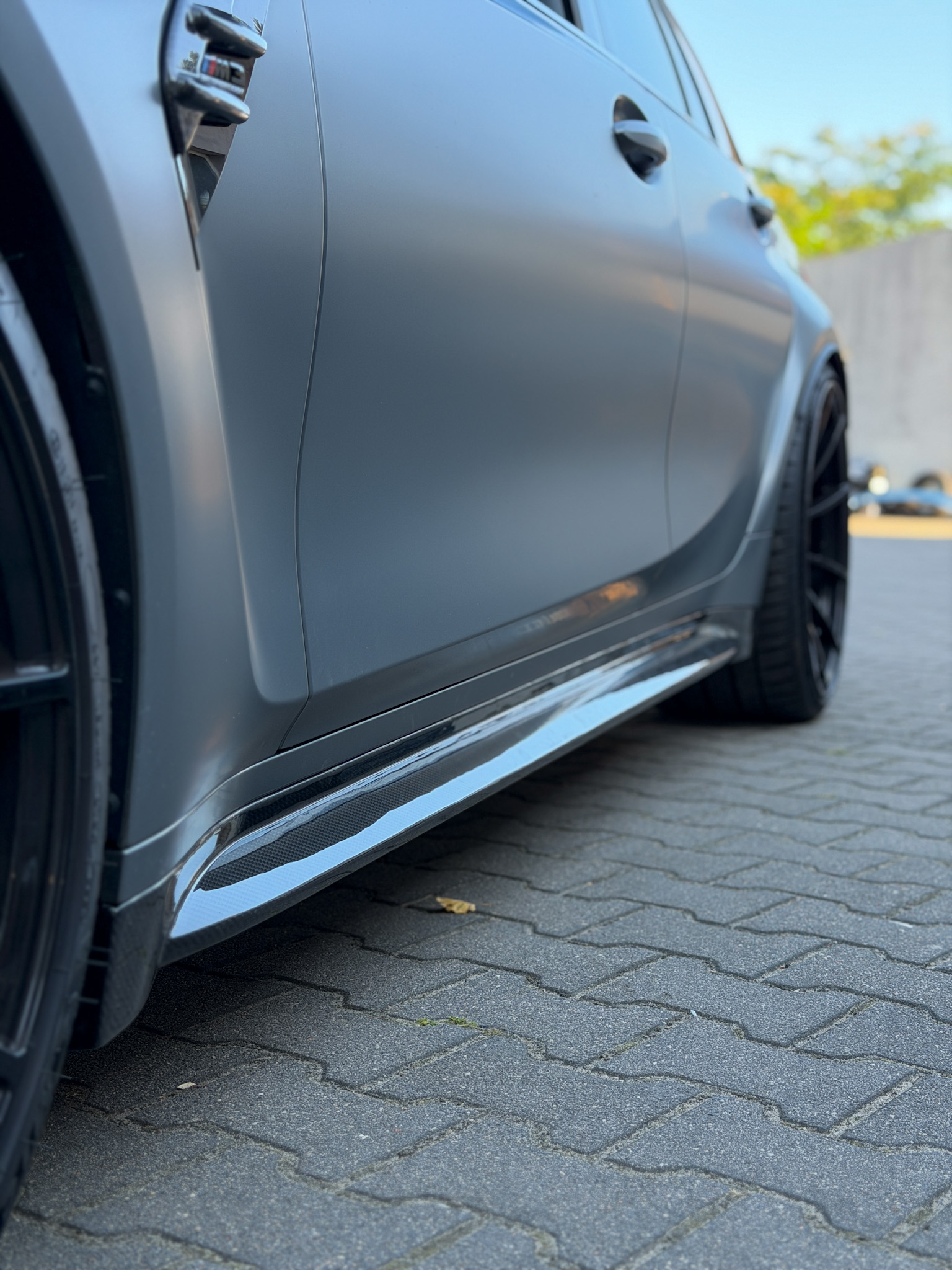 Listwy progowe progi carbon OEM style BMW M3 G80 G81 - obrazek 4