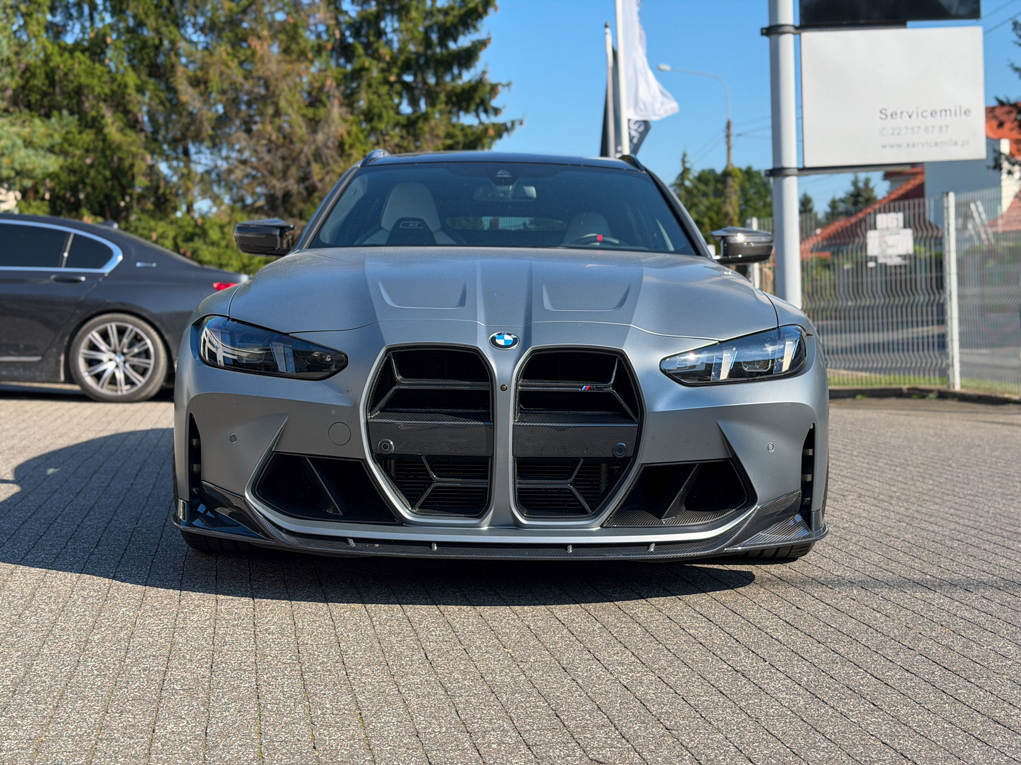 Grill atrapa carbon (BRAK ACC) BMW M3 G80 G81 / M4 G82 G83 - obrazek 3